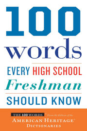 100 Words Every High School Freshman Should Know - 27 Sep 2016