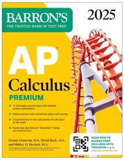 AP Calculus Premium, 2025: Prep Book with 12 Practice Tests + Comprehensive Review + Online Practice - 2 Jul 2024