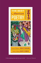 The Best American Poetry 2013 - 10 Sep 2013