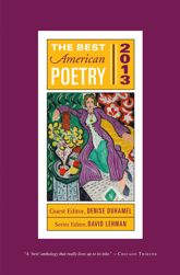 The Best American Poetry 2013 - 10 Sep 2013