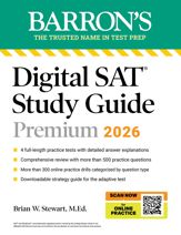 Digital SAT Study Guide Premium, 2026: 3 Practice Tests + Comprehensive Review + Online Practice - 5 Aug 2025